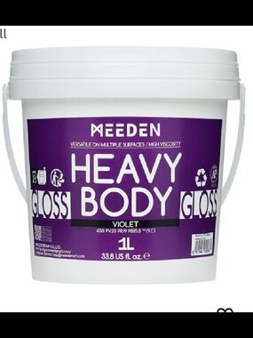 Meeden Heavy Body Gloss Paint - Violet 1L